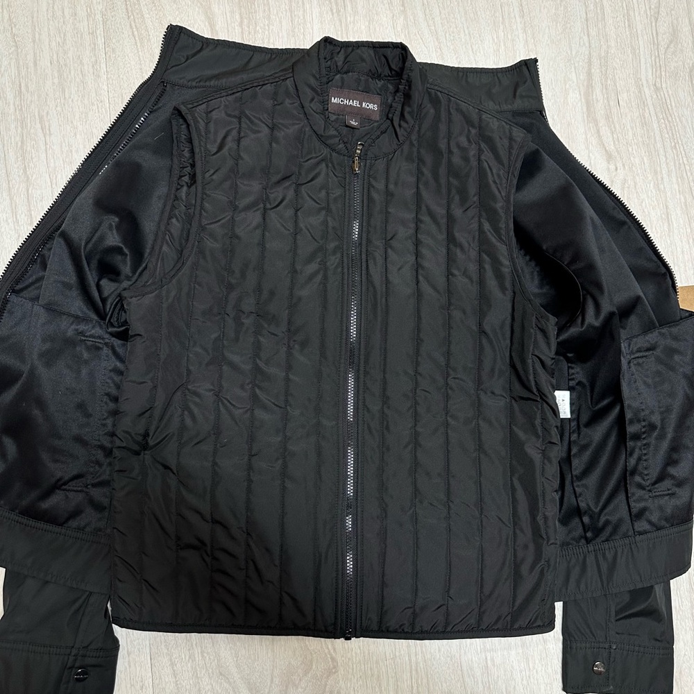 Michael Kors Men's 3 in 1 Black Lightweight Jacket - Picture 8 of 13